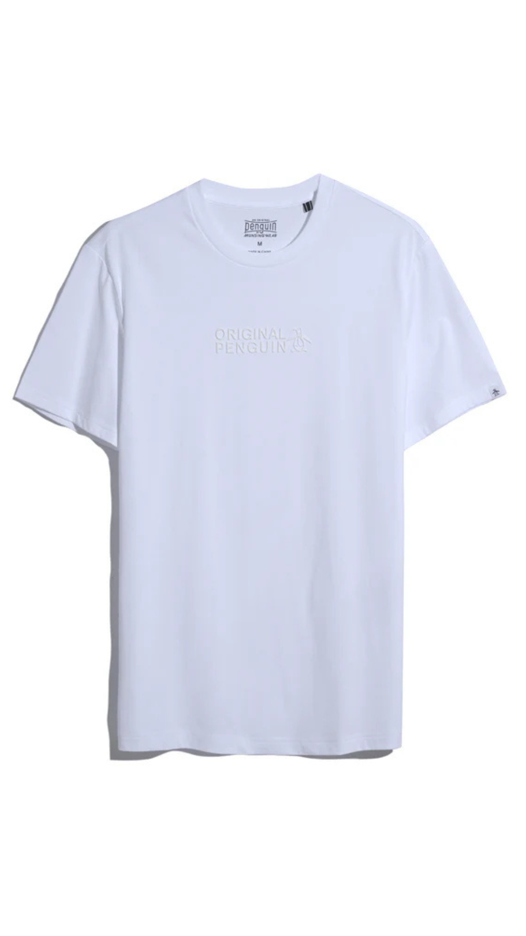 S/S ORIGINAL PENGUIN RUBBER LOGO TEE