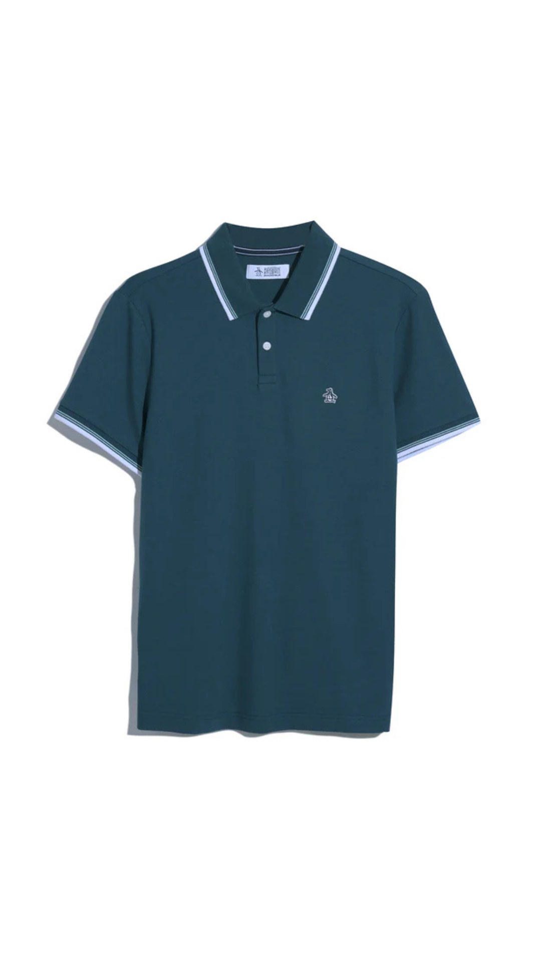 S/S TIPPED STICKER PETE POLO