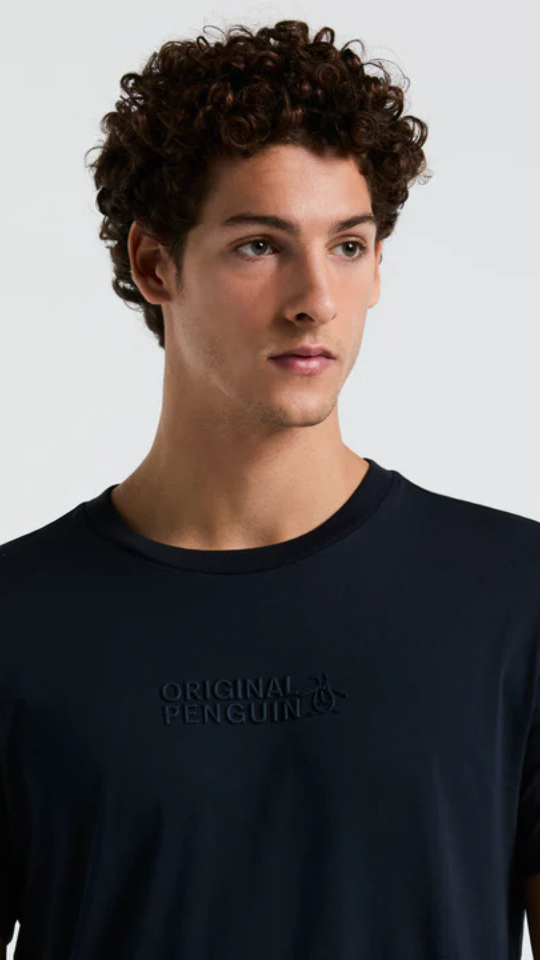 S/S ORIGINAL PENGUIN RUBBER LOGO TEE