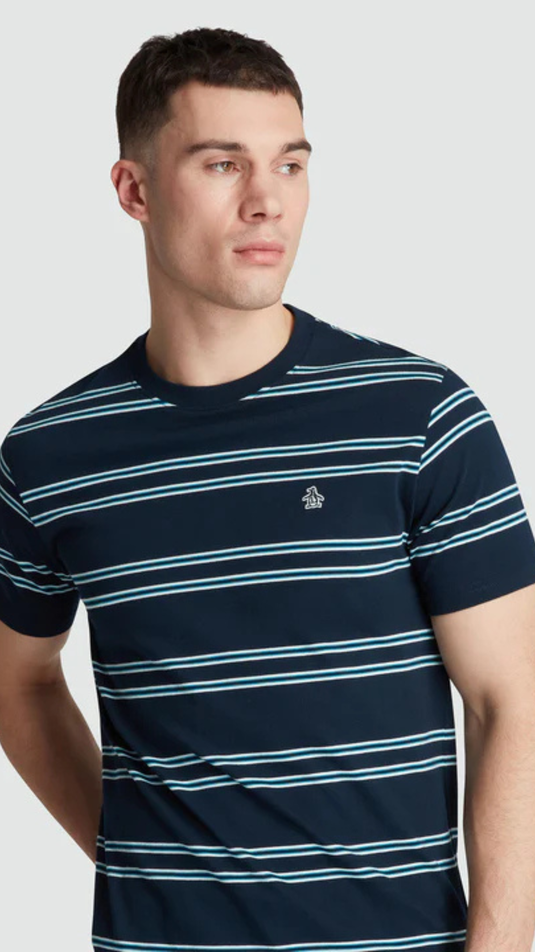 S/S MULTI STRIPE TEE