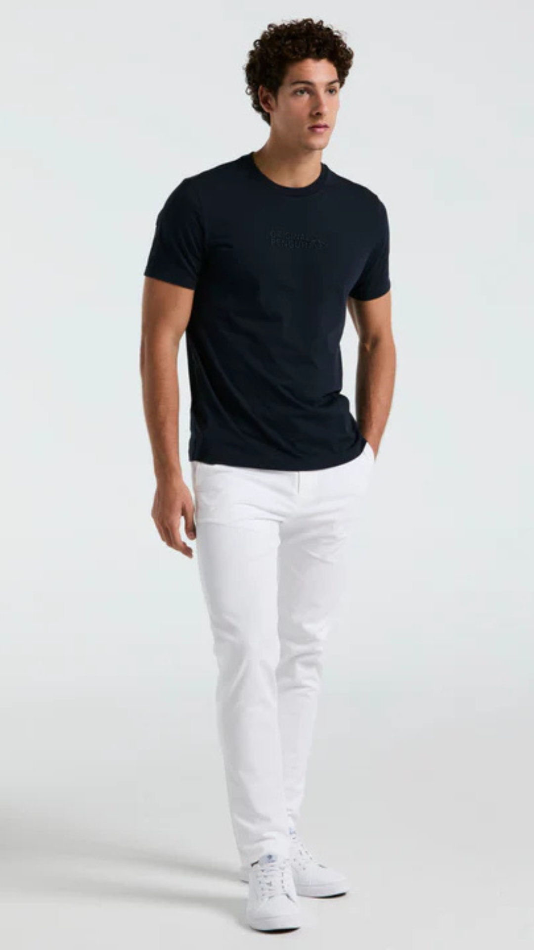 S/S ORIGINAL PENGUIN RUBBER LOGO TEE