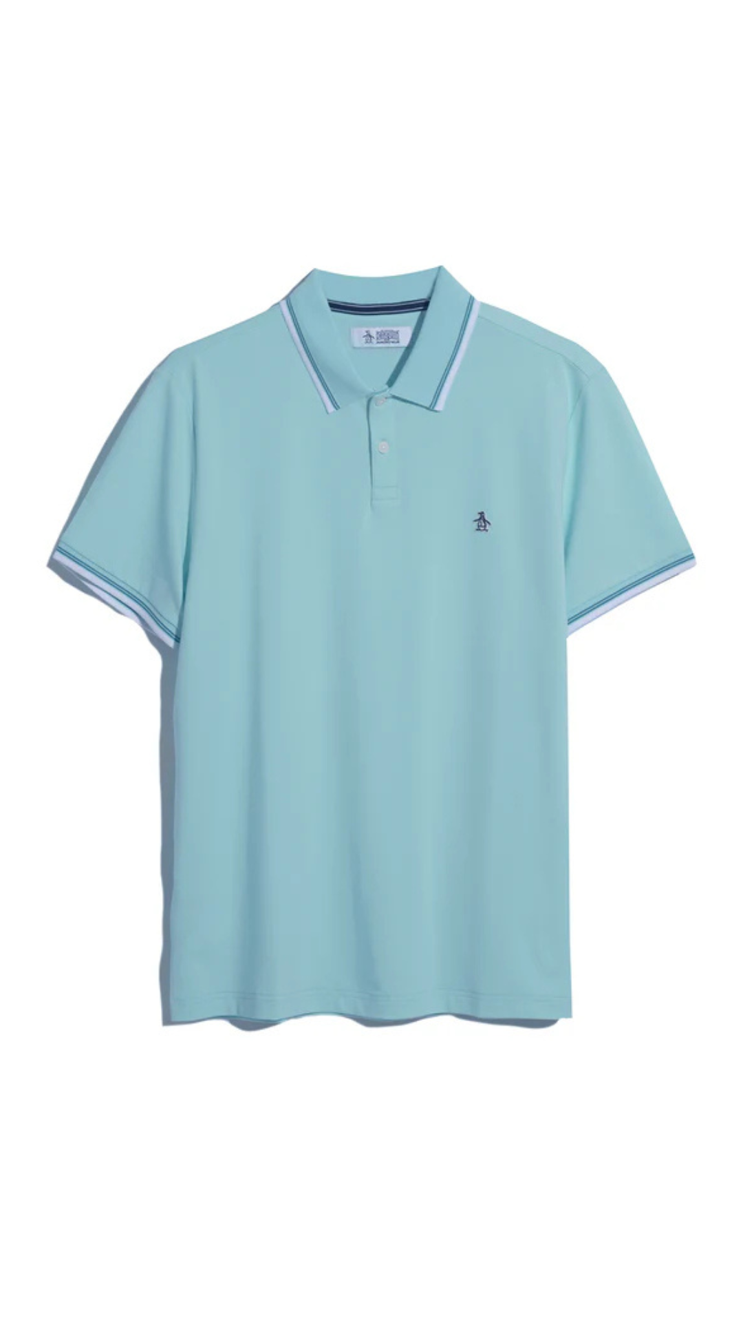 S/S TIPPED STICKER PETE POLO