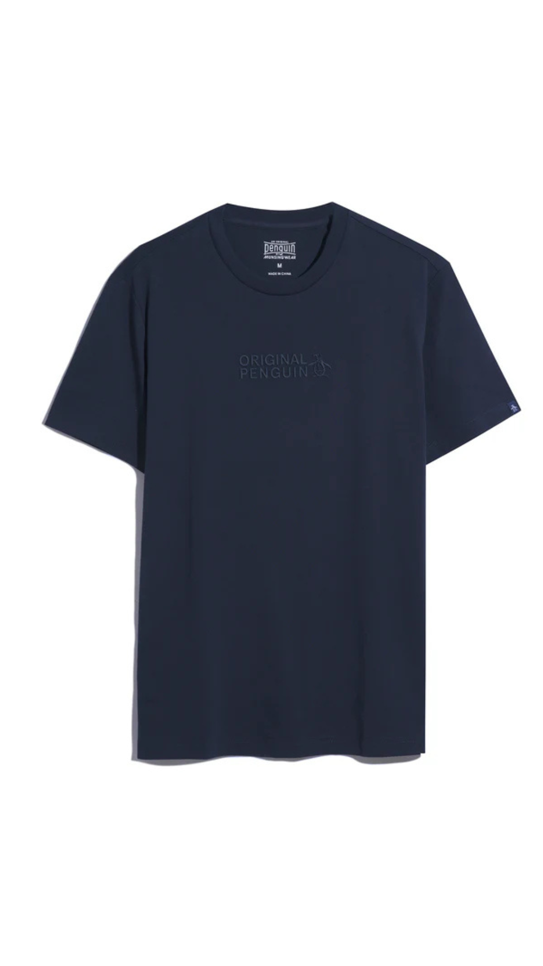 S/S ORIGINAL PENGUIN RUBBER LOGO TEE