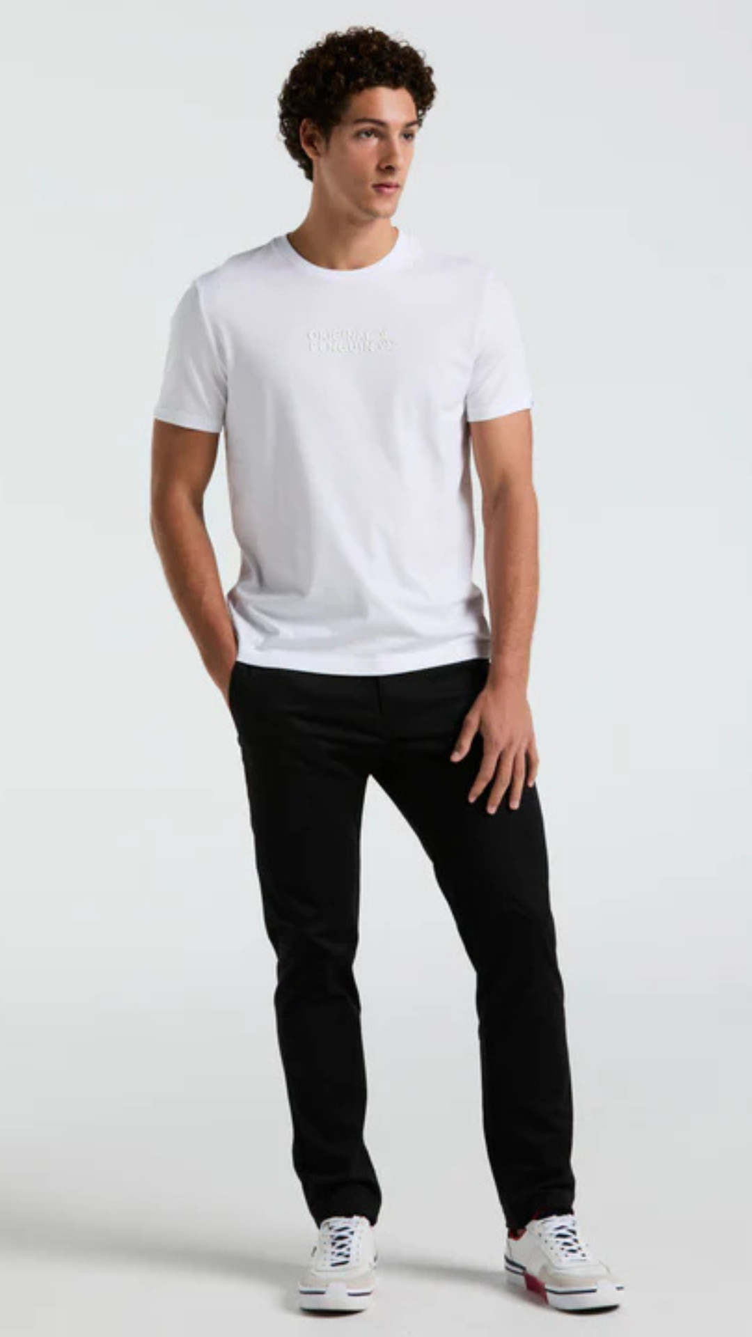 S/S ORIGINAL PENGUIN RUBBER LOGO TEE