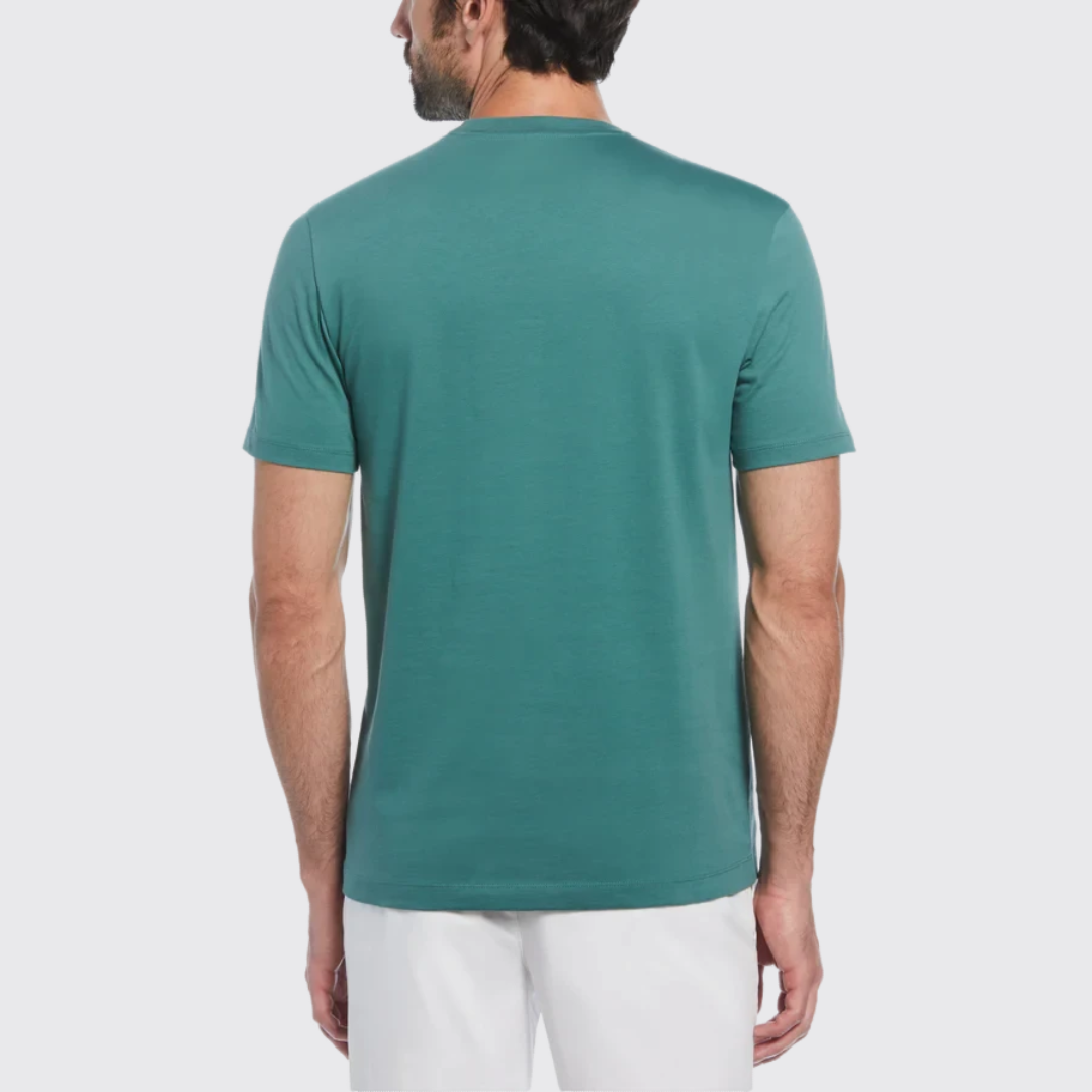 S/S EMBROIDRED LOGO TEE