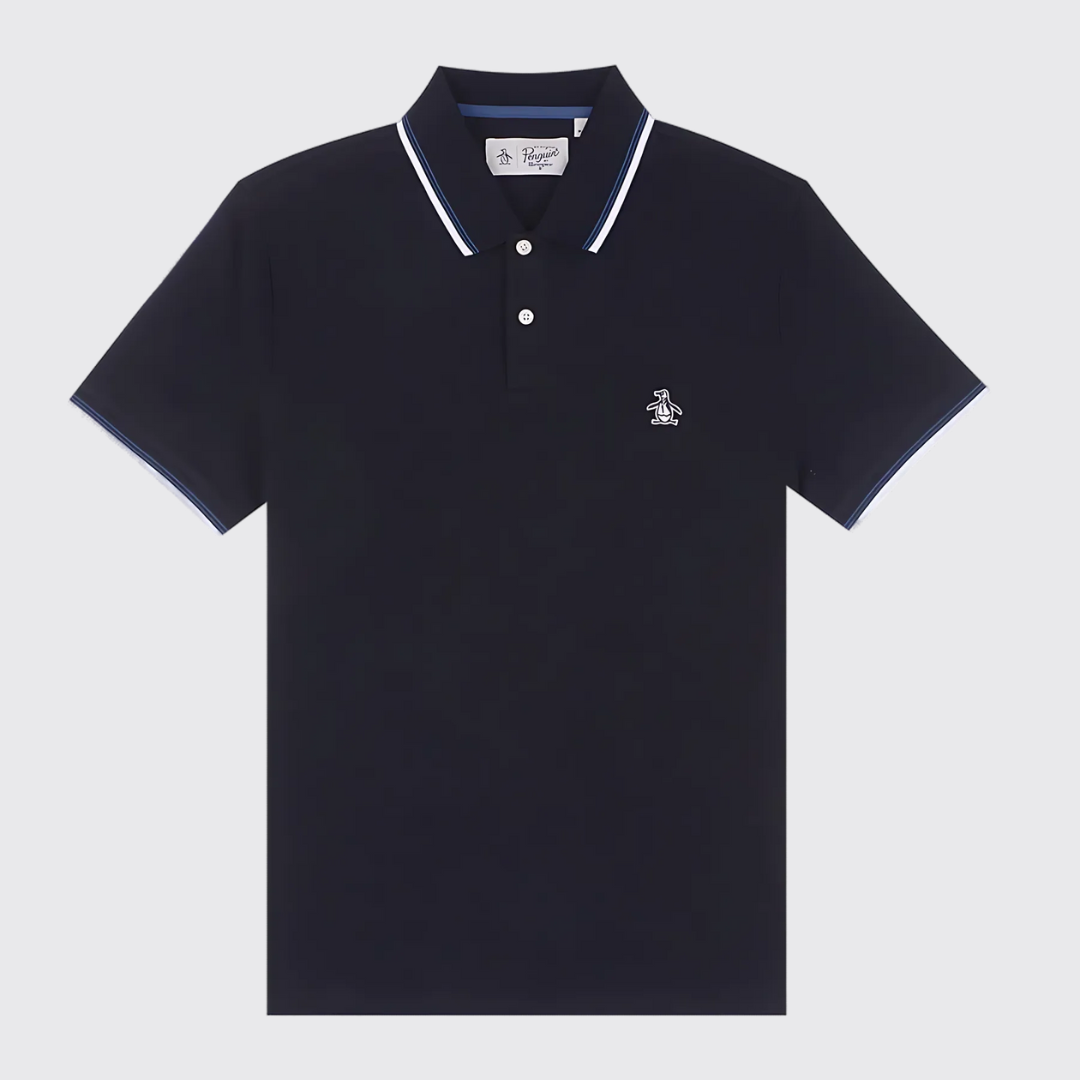 S/S STICKER PETE TIPPED POLO