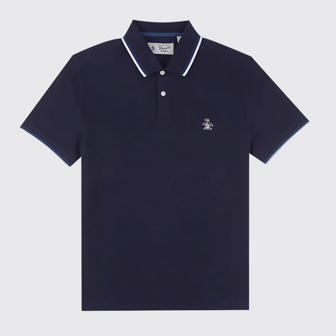 S/S STICKER PETE TIPPED POLO