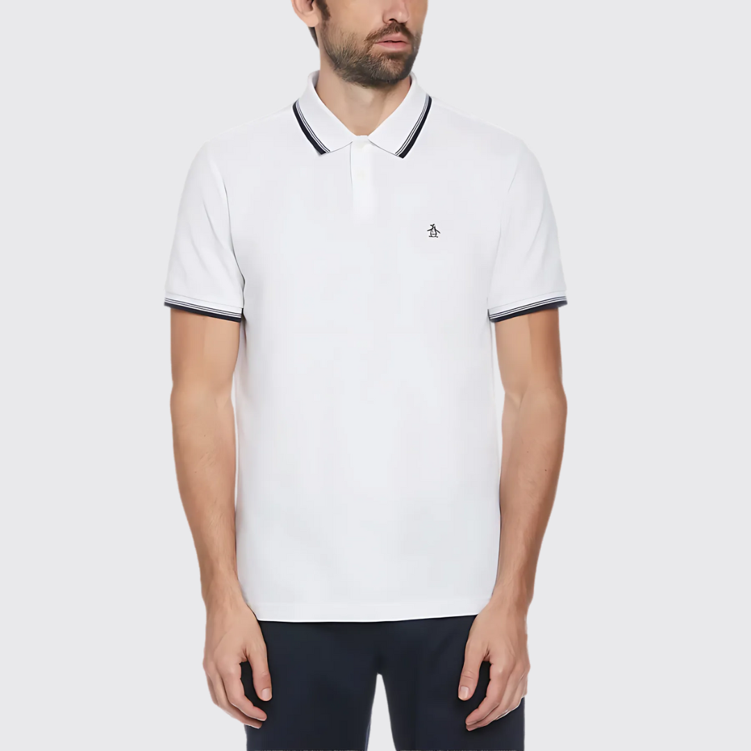 S/S STICKER PETE TIPPED POLO