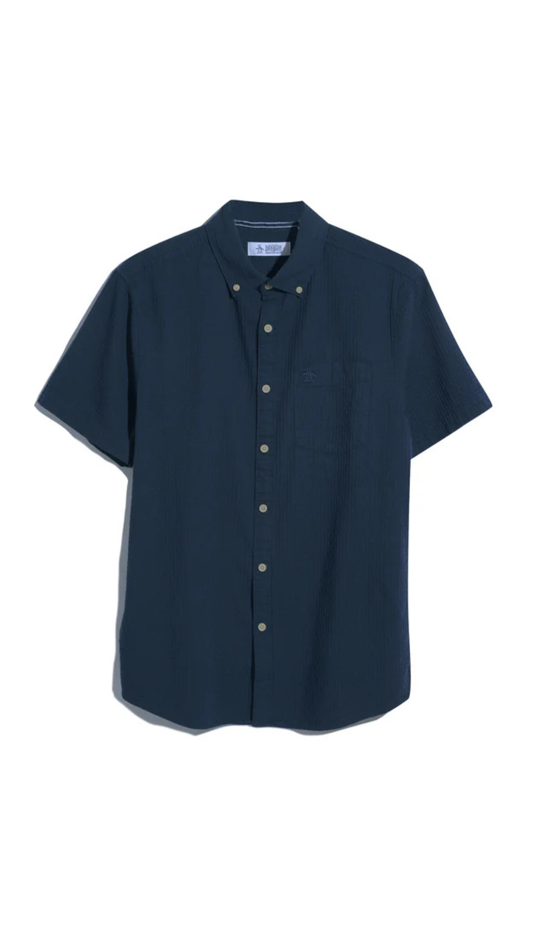 S/S SOLID TEXTURED DOBBY SHIRT