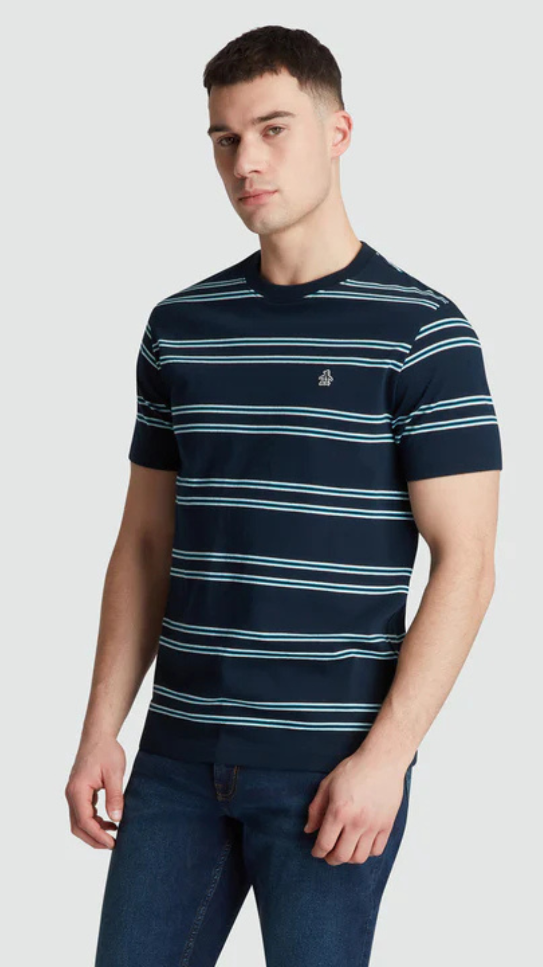 S/S MULTI STRIPE TEE
