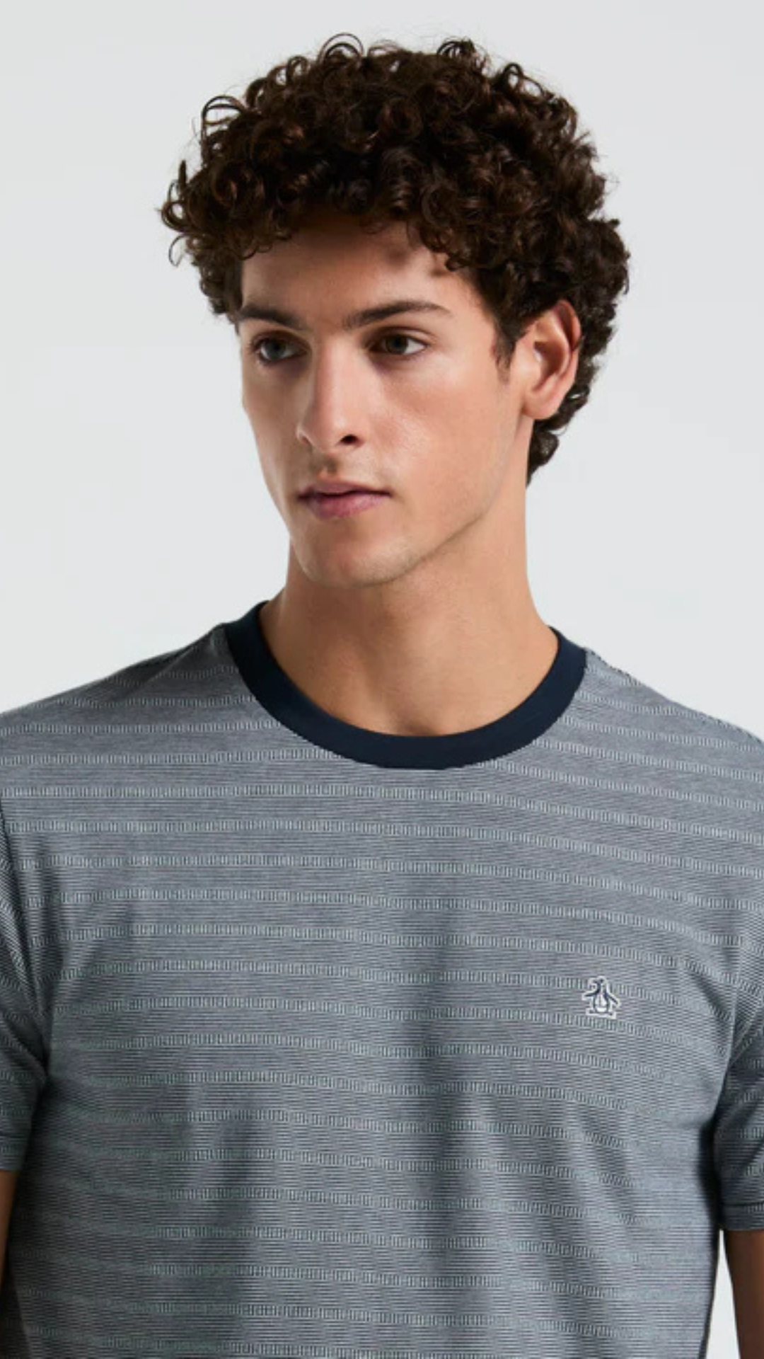 S/S AO JACQUARD STRIPE TEE