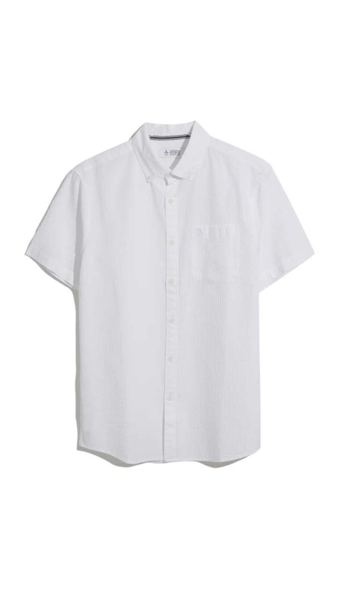 S/S SOLID TEXTURED DOBBY SHIRT