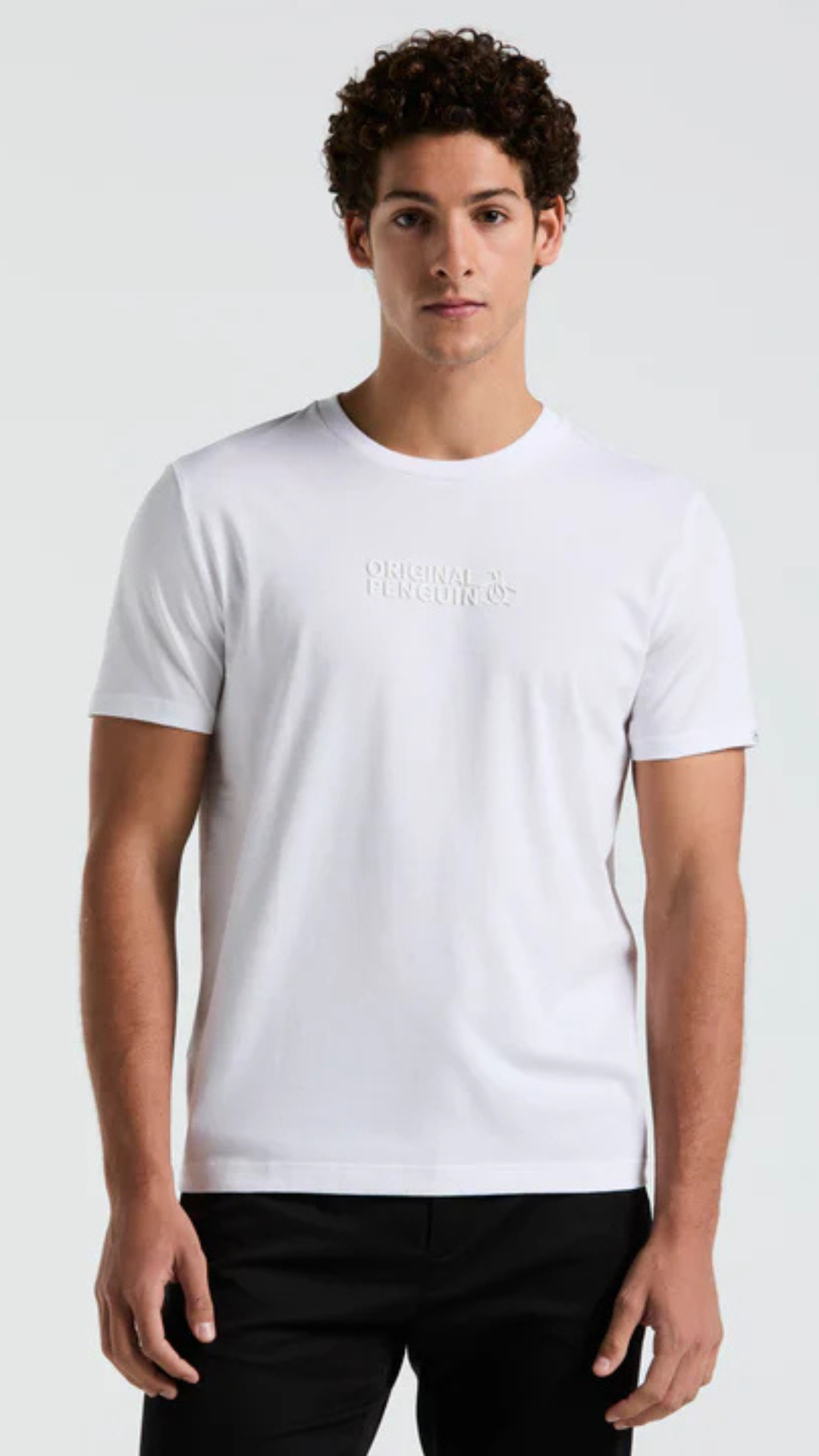 S/S ORIGINAL PENGUIN RUBBER LOGO TEE