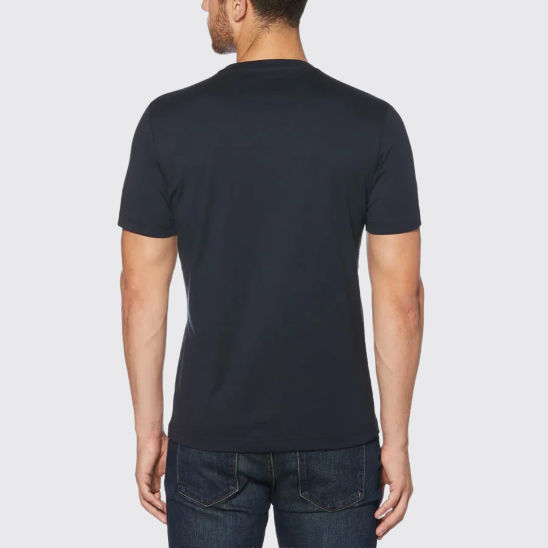 S/S EMBROIDRED LOGO TEE
