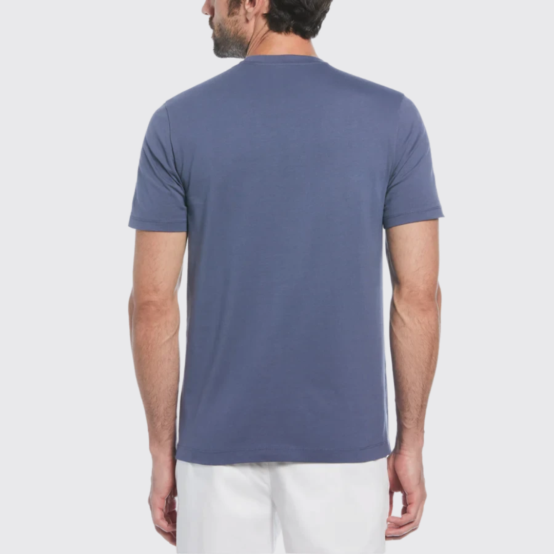 S/S EMBROIDRED LOGO TEE