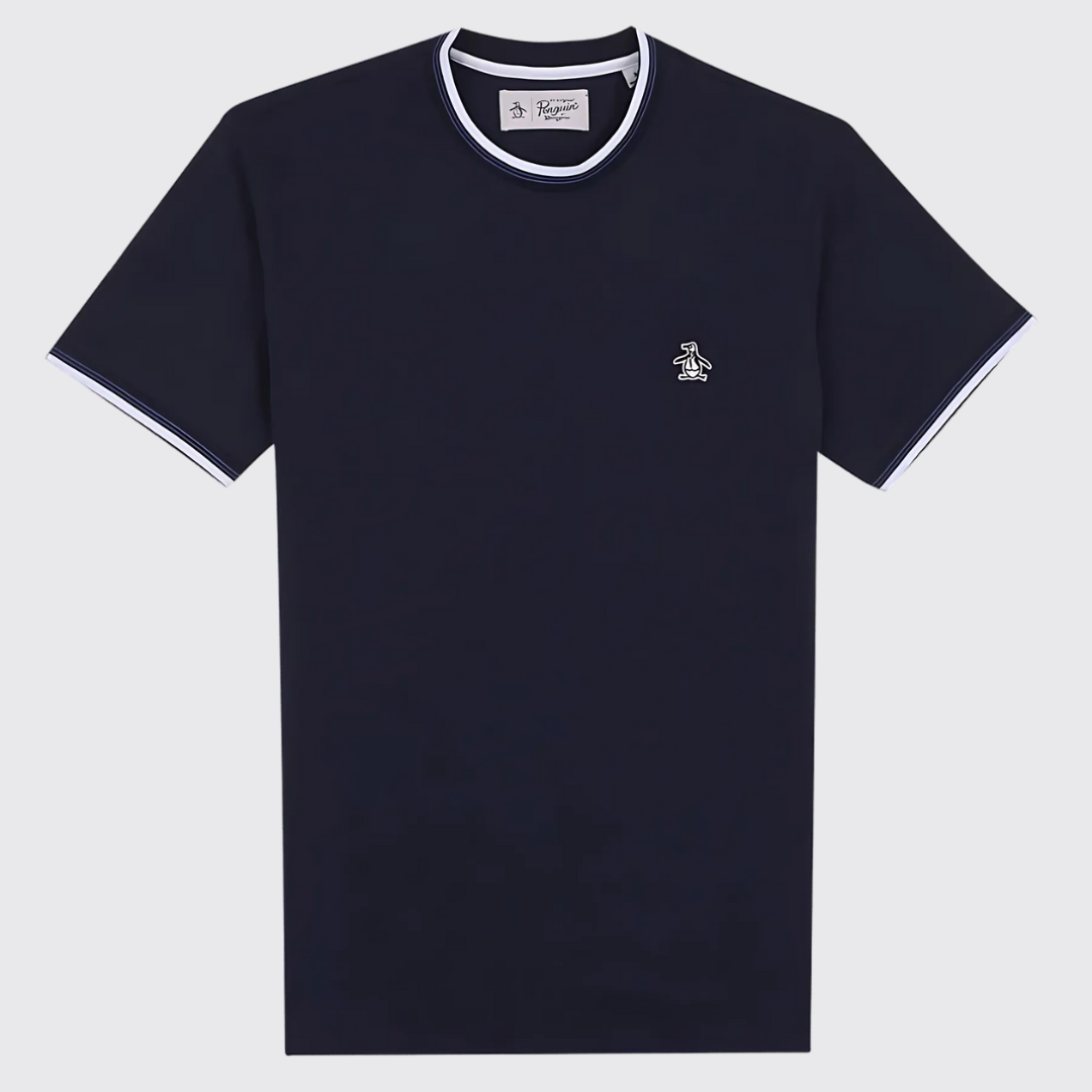 S/S STICKER PETE TIPPED RINGER TEE